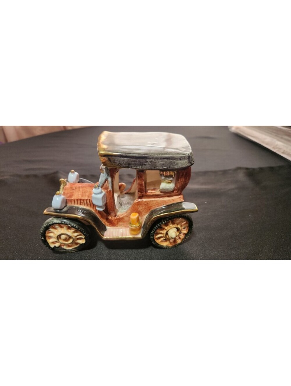 Vintage Andrea by Sadek Ceramic Antique Car Figurine - Made in Japan